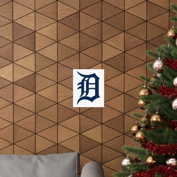 MLB Team Logos Detroit Tigers Painting Bedroom Living Room Wall Art Décor Matte Vertical Posters