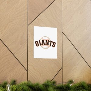 MLB Team Logos San Francisco Giants Painting Bedroom Living Room Wall Art Décor Matte Vertical Posters