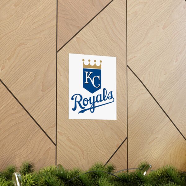 MLB Team Logos Kansas City Royals Painting Bedroom Living Room Wall Art Décor Matte Vertical Posters