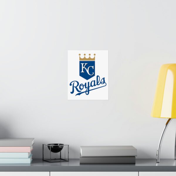 MLB Team Logos Kansas City Royals Painting Bedroom Living Room Wall Art Décor Matte Vertical Posters