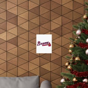 MLB Team Logos Atlanta Braves Painting Bedroom Living Room Wall Art Décor Matte Vertical Posters