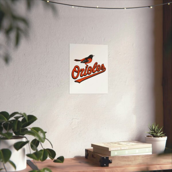 MLB Team Logos Baltimore Orioles Painting Bedroom Living Room Wall Art Décor Matte Vertical Posters