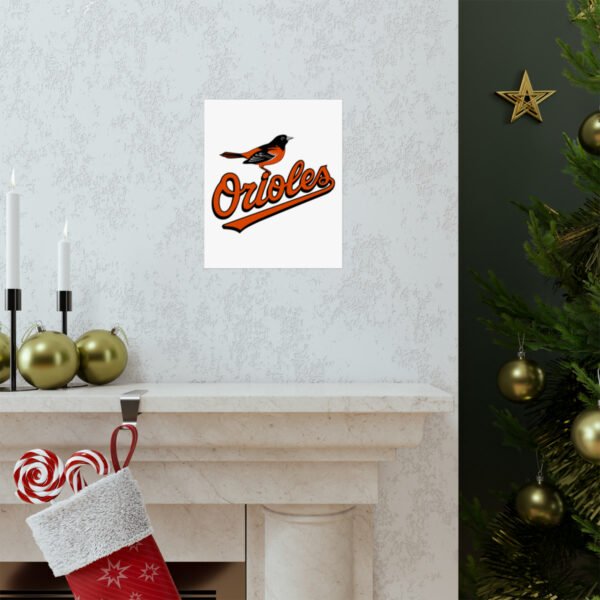 MLB Team Logos Baltimore Orioles Painting Bedroom Living Room Wall Art Décor Matte Vertical Posters