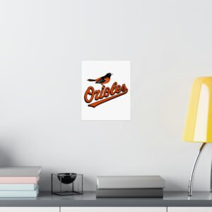 MLB Team Logos Baltimore Orioles Painting Bedroom Living Room Wall Art Décor Matte Vertical Posters