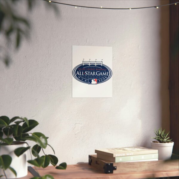 MLB Team Logos All-Star Game Painting Bedroom Living Room Wall Art Décor Matte Vertical Posters