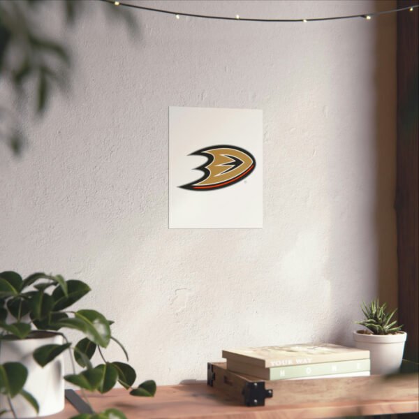 NHL Team Logos Anaheim Ducks Painting Bedroom Living Room Wall Art Décor Matte Vertical Posters