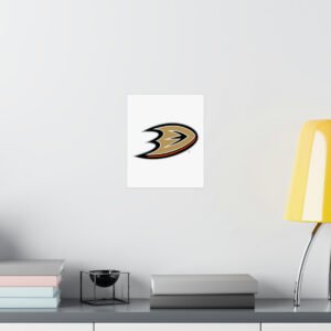 NHL Team Logos Anaheim Ducks Painting Bedroom Living Room Wall Art Décor Matte Vertical Posters