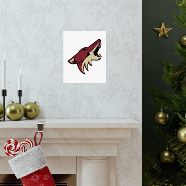 NHL Team Logos Arizona Coyotes Painting Bedroom Living Room Wall Art Décor Matte Vertical Posters