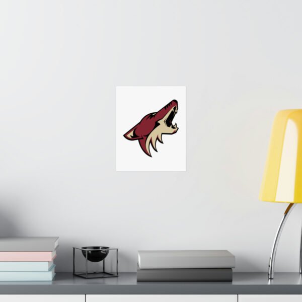 NHL Team Logos Arizona Coyotes Painting Bedroom Living Room Wall Art Décor Matte Vertical Posters