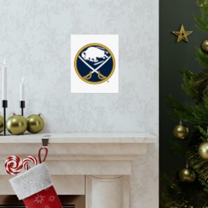NHL Team Logos Buffalo Sabres Painting Bedroom Living Room Wall Art Décor Matte Vertical Posters