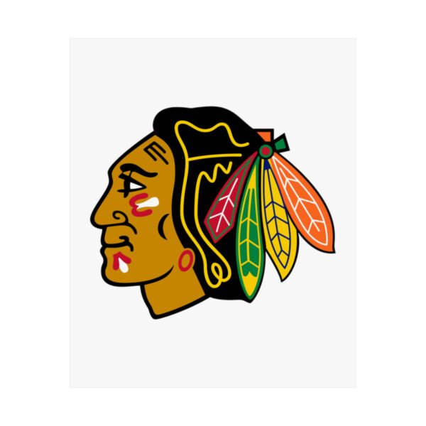 NHL Team Logos Chicago Blackhawks Painting Bedroom Living Room Wall Art Décor Matte Vertical Posters