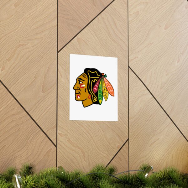 NHL Team Logos Chicago Blackhawks Painting Bedroom Living Room Wall Art Décor Matte Vertical Posters