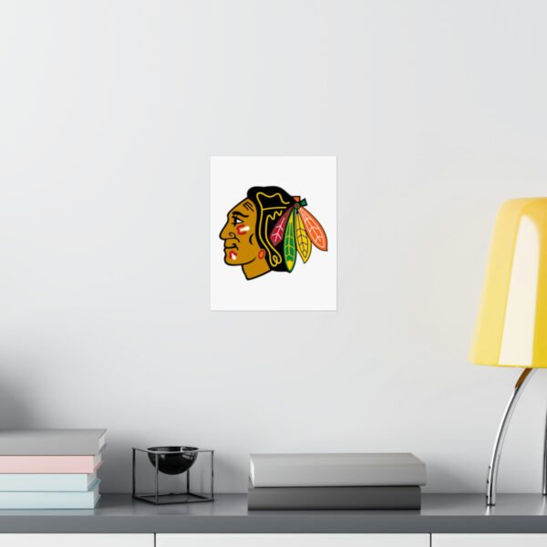 NHL Team Logos Chicago Blackhawks Painting Bedroom Living Room Wall Art Décor Matte Vertical Posters