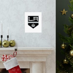 NHL Team Logos Los Angeles Kings Painting Bedroom Living Room Wall Art Décor Matte Vertical Posters