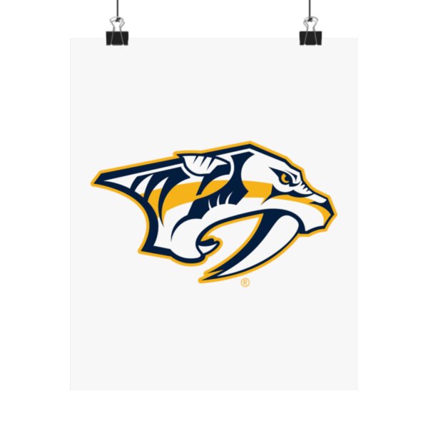 NHL Team Logos Nashville Predators Painting Bedroom Living Room Wall Art Décor Matte Vertical Posters