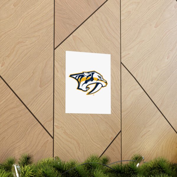 NHL Team Logos Nashville Predators Painting Bedroom Living Room Wall Art Décor Matte Vertical Posters