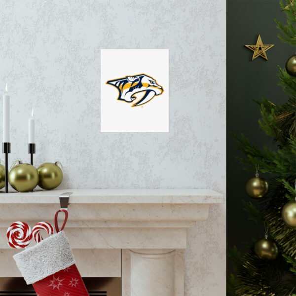 NHL Team Logos Nashville Predators Painting Bedroom Living Room Wall Art Décor Matte Vertical Posters