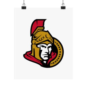 NHL Team Logos Ottawa Senators Painting Bedroom Living Room Wall Art Décor Matte Vertical Posters