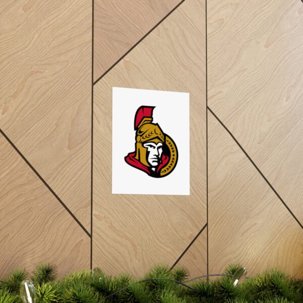 NHL Team Logos Ottawa Senators Painting Bedroom Living Room Wall Art Décor Matte Vertical Posters