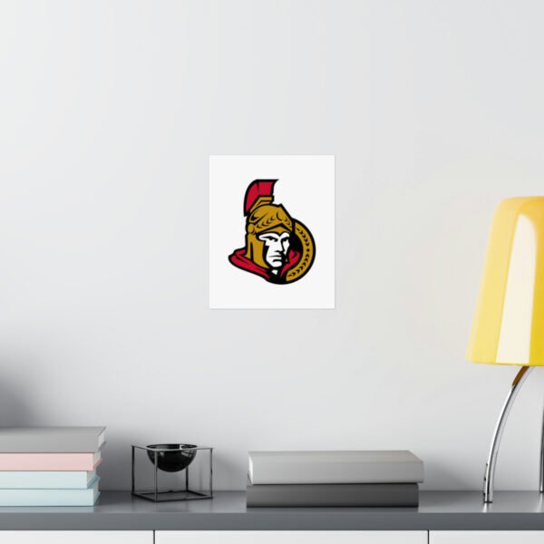 NHL Team Logos Ottawa Senators Painting Bedroom Living Room Wall Art Décor Matte Vertical Posters