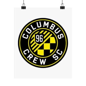 MLS Team Logos Columbus Crew Painting Bedroom Living Room Wall Art Décor Matte Vertical Posters