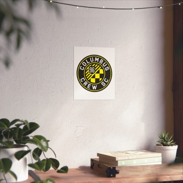 MLS Team Logos Columbus Crew Painting Bedroom Living Room Wall Art Décor Matte Vertical Posters