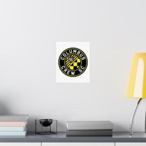 MLS Team Logos Columbus Crew Painting Bedroom Living Room Wall Art Décor Matte Vertical Posters