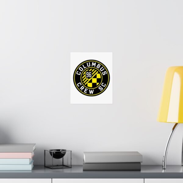 MLS Team Logos Columbus Crew Painting Bedroom Living Room Wall Art Décor Matte Vertical Posters