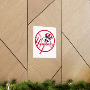 MLB Team Logos New York Yankees Painting Bedroom Living Room Wall Art Décor Matte Vertical Posters