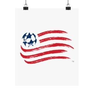 MLS Team Logos New England Revolution Painting Bedroom Living Room Wall Art Décor Matte Vertical Posters