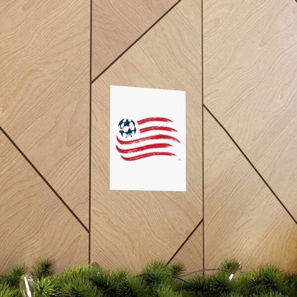 MLS Team Logos New England Revolution Painting Bedroom Living Room Wall Art Décor Matte Vertical Posters
