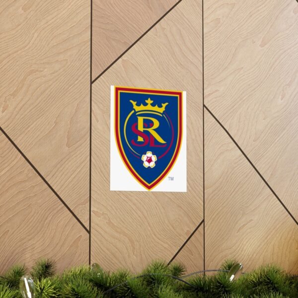 MLS Team Logos Real Salt Lake Painting Bedroom Living Room Wall Art Décor Matte Vertical Posters