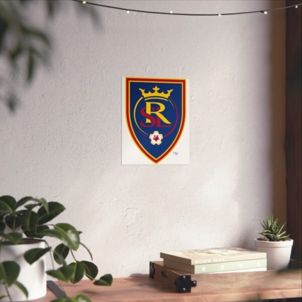 MLS Team Logos Real Salt Lake Painting Bedroom Living Room Wall Art Décor Matte Vertical Posters