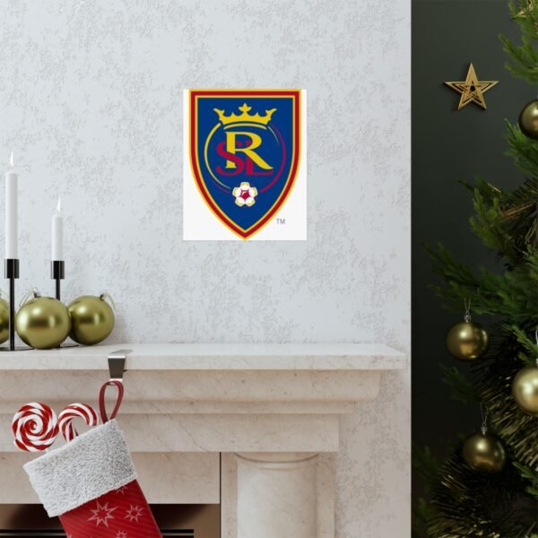 MLS Team Logos Real Salt Lake Painting Bedroom Living Room Wall Art Décor Matte Vertical Posters