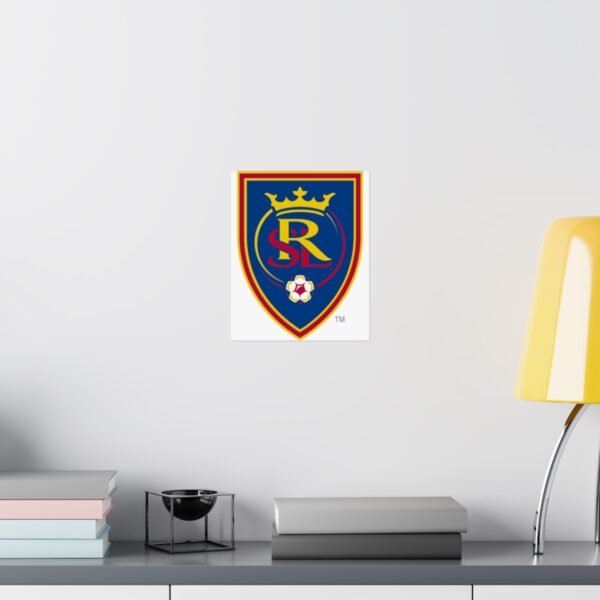 MLS Team Logos Real Salt Lake Painting Bedroom Living Room Wall Art Décor Matte Vertical Posters