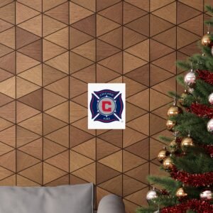 MLS Team Logos Chicago Fire FC Painting Bedroom Living Room Wall Art Décor Matte Vertical Posters