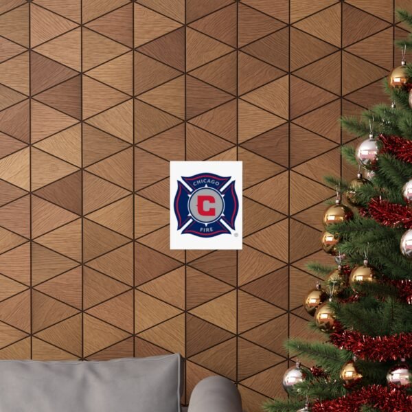 MLS Team Logos Chicago Fire FC Painting Bedroom Living Room Wall Art Décor Matte Vertical Posters