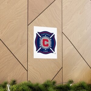MLS Team Logos Chicago Fire FC Painting Bedroom Living Room Wall Art Décor Matte Vertical Posters