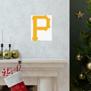MLB Team Logos Pittsburgh Pirates Painting Bedroom Living Room Wall Art Décor Matte Vertical Posters