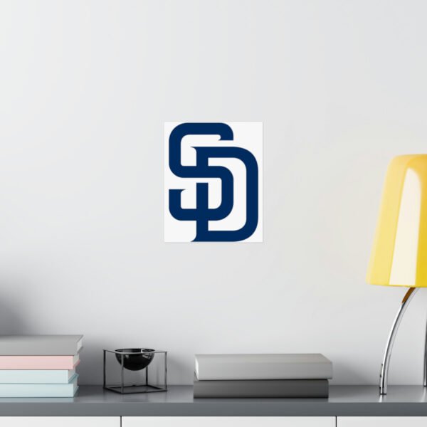 MLB Team Logos San Diego Padres Painting Bedroom Living Room Wall Art Décor Matte Vertical Posters