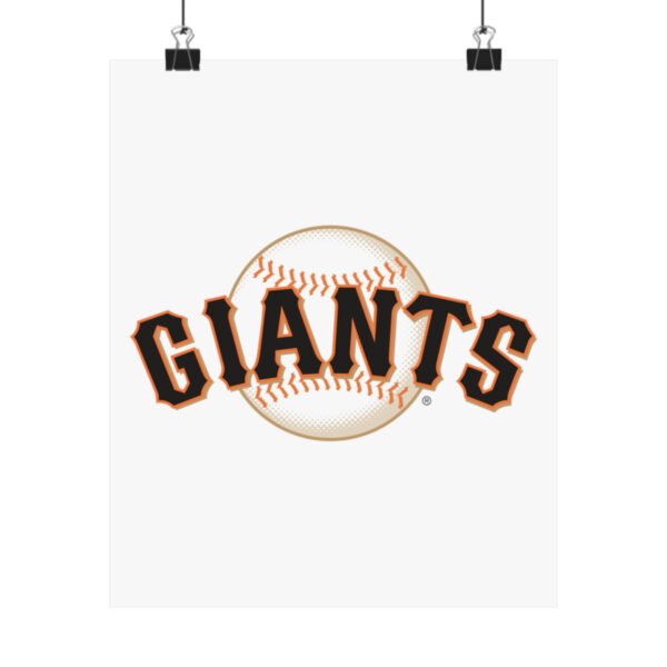 MLB Team Logos San Francisco Giants Painting Bedroom Living Room Wall Art Décor Matte Vertical Posters