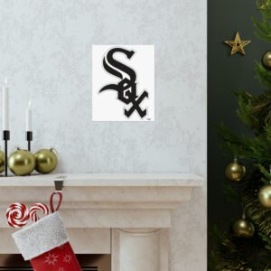 MLB Team Logos Chicago White Sox Painting Bedroom Living Room Wall Art Décor Matte Vertical Posters