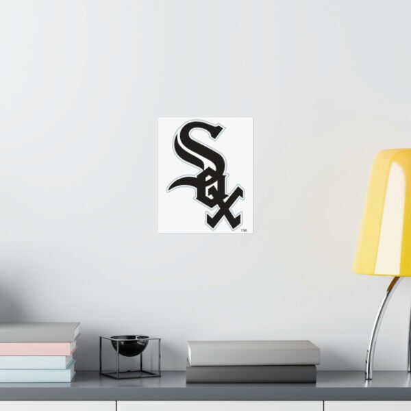MLB Team Logos Chicago White Sox Painting Bedroom Living Room Wall Art Décor Matte Vertical Posters