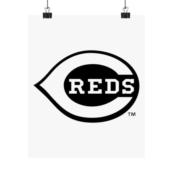 MLB Team Logos Cincinnati Reds Painting Bedroom Living Room Wall Art Décor Matte Vertical Posters