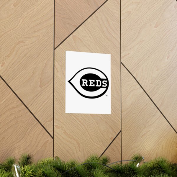MLB Team Logos Cincinnati Reds Painting Bedroom Living Room Wall Art Décor Matte Vertical Posters