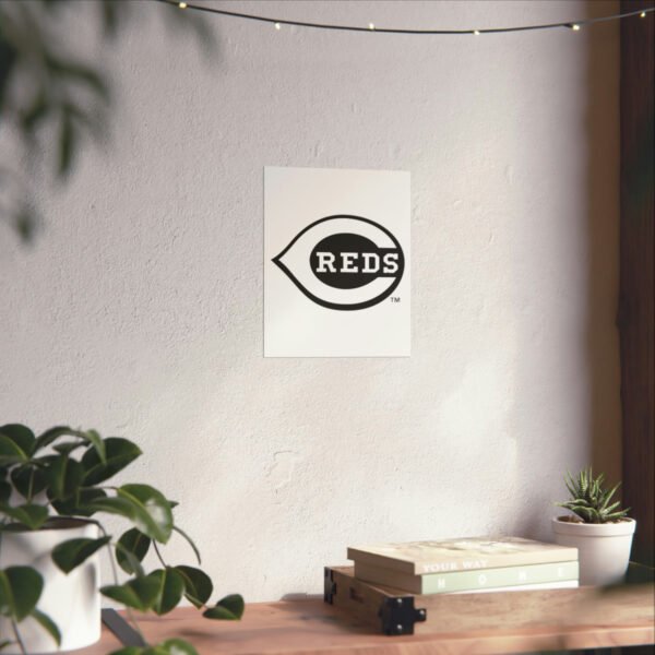 MLB Team Logos Cincinnati Reds Painting Bedroom Living Room Wall Art Décor Matte Vertical Posters