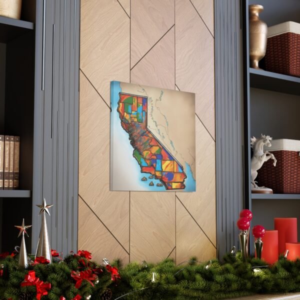 California Canvas Gallery Wraps &#8211; California Office Bedroom Home Living Room Wall Decor Canvas Art &#8211; Housewarming Gifts &#8211; CA New Home Gifts