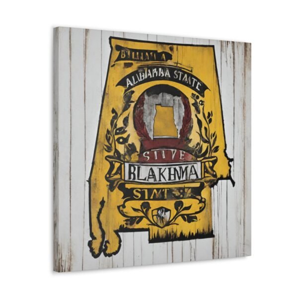Alabama Canvas Gallery Wraps &#8211; Alabara Home Office Bedroom Living Room Wall Decor Canvas Art &#8211; Housewarming Gifts &#8211; AL New Home Gifts