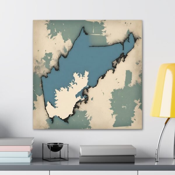 Maine Canvas Gallery Wraps &#8211; Maine Bedroom Office Home Living Room Wall Decor Canvas Art &#8211; Housewarming Gifts &#8211; ME New Home Gifts