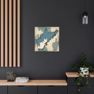 Maine Canvas Gallery Wraps &#8211; Maine Bedroom Office Home Living Room Wall Decor Canvas Art &#8211; Housewarming Gifts &#8211; ME New Home Gifts
